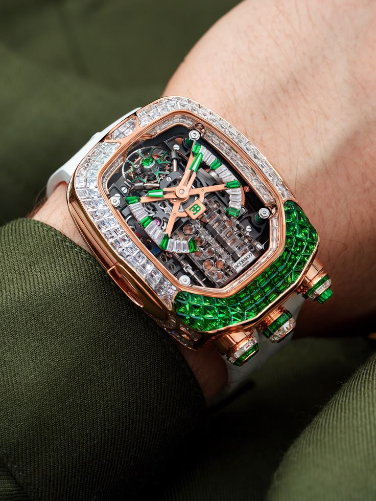 Elite Sport Skeleton Timepiece Crystal Edition Luxury Watch 1:1