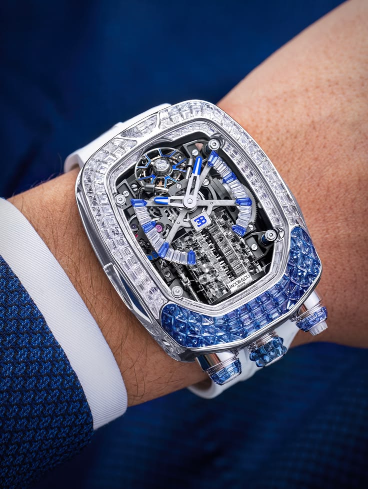 Elite Sport Skeleton Timepiece Crystal Edition Luxury Watch 1:1