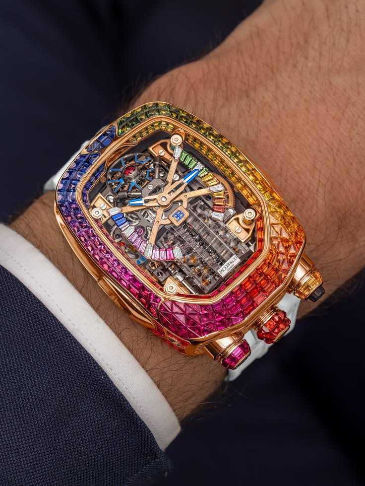 Elite Sport Skeleton Timepiece Crystal Edition Luxury Watch 1:1
